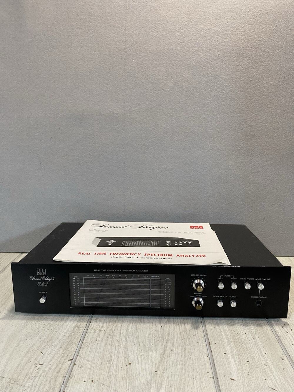 ADC Sound Shaper SA-1 Equalizer w/ Real Time Spectrum Analyzer, Black